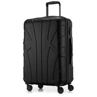 Suitline Hartschalenkoffer Trolley 4-Rollen 66 cm / 58-68 l schwarz