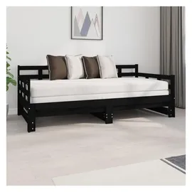 vidaXL Tagesbett 90 x 190 cm Schwarz