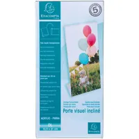 Exacompta 30x Tischaufsteller DL Hoch/-Querformat - Kristall