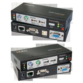 Lindy 39378 Tastatur/Video/Maus (KVM)-Switch Schwarz