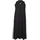 adidas Essentials 3-Streifen Racerback ärmelloses Langes Kleid Black / White M