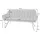 Riess-Ambiente Sitzbank PAPILLON Beige 165 x 40 x 48 cm