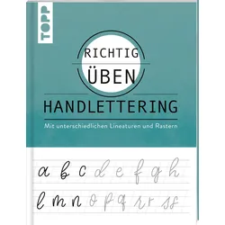 richtig üben Handlettering Mit unterschiedlichen Lineaturen und Rastern
