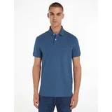 Tommy Hilfiger Poloshirt 1985 REGULAR POLO mit Tommy Hilfiger Kontraststreifen innen am Kragen blau Aegean Sea 3XL