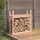 vidaXL Kaminholzregal Massivholz 110 x 35 x 108,5 cm