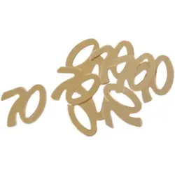 Konfetti Zahl 70 gold 47005 10gr 70