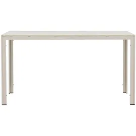 VCM Gartentisch 140 x 80 x 74 cm Beige