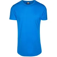 URBAN CLASSICS Shaped Long Tee blau M