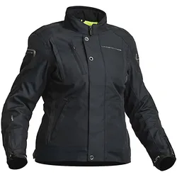 Lindstrands Zagreb wasserdichte Damen Motorrad Textiljacke, schwarz, Größe 40