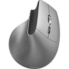 Hama EMW-700 Vertical Ergonomic Multi Device Mouse, grau/schwarz, USB/Bluetooth (182691)