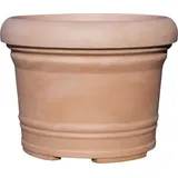 Pflanzkübel hoch geli Palermo Kunststoff Ø 120 cm H 90 cm terracotta - Orange