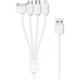 Xlayer Octopus 4-IN-1 - Lightning-Kabel -> mini-USB Typ B, Dock-Anschluss,