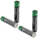 Systafex 4er Pack Wiederaufladbare Batterie Ersatzakku NIMH 700mAH Akku AAA für Telefon Gigaset C300 C430A C430 A630 S810 A540 A540A A415 E500 E500A A580 A585