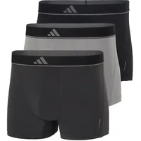 adidas Active Micro Flex Eco Boxershorts Schwarz / Grau M 3er Pack