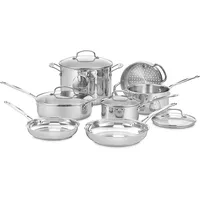 Cuisinart CHEFS CLASSIC: 11-TEILIGES KOCHGESCHIRR-SET AUS ROSTFREIEM EDELSTAHL