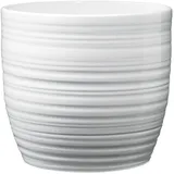 Söndgen Keramik Soendgen Keramik Blumentopf, Bergamo Pure, weiß glänzend, 21 x 21 x 20 cm, 0252/0021/0050