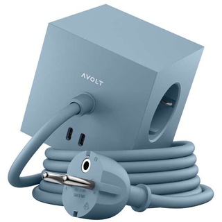 Avolt Square USB-C 30W 1.8 m - Shark Blue