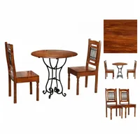 vidaXL 3-tlg. Bistro-Set Massivholz Akazie