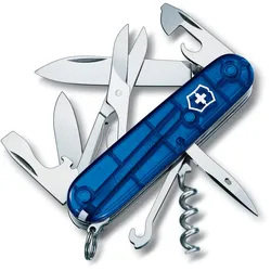 Victorinox Climber Taschenmesser - blau transparent