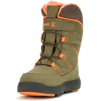 Kamik Jungen Unisex Kinder Stance2 Winterstiefel, Olive Orange Olo, 26