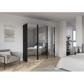 Rauch Wäscheschrank OTELI 203 x 210 x 62 cm Schwarz