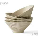 JIWOO Schüsselset Braun 4-tlg.