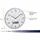 TFA Analoge Wanduhr 60.3048.02 weiß 