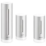 Netatmo NBU-NWS-NIM-EU, Silber, Innen-Luftdruck, Innen-Hygrometer, Innen-Thermom