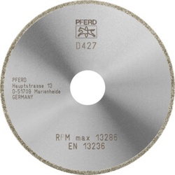 PFERD Dia.- und CBN-Trennwerkzeuge Galvanik D1A1R 115-2-22,23 D 427 GAD