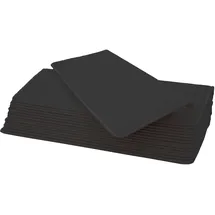 MCW 15er-Set Stufenmatte MCW-G49, Treppenteppich Treppenschutz Treppenmattenset, 65x25cm ~ rechteckig, schwarz-anthrazit