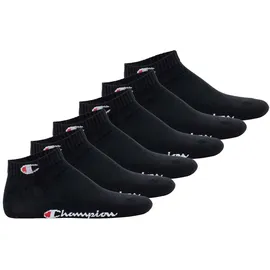 Champion Basics 6er Pack Quarter Socken Schwarz 35-38