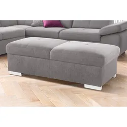 exxpo - sofa fashion Hocker »Spring Bankhocker, guter Sitzkomfort und tolle Verarbeitungsdetails« exxpo - sofa fashion silver