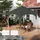 Woltu Faltpavillon 2 x 2 m inkl. 4 Seitenteile Grau