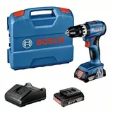 Bosch Professional GSB 18V-45 Akku-Schlagbohrschrauber inkl. Koffer + Akkuschrauber, (Akkubetrieb)