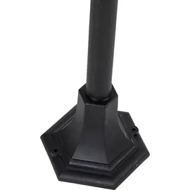 QAZQA Laterne Kunststoff 122 cm 1 Stück schwarz