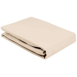 Elegante Softes Jersey Spannbetttuch - 120x200cm	sand