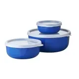 Mepal Lumina Vorratsdose, luftdicht, 3-teiliges Set 3-teilig 250, 750, 1500ml, Vorratsbehälter, Blau