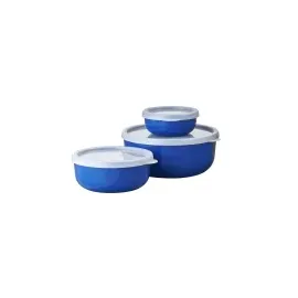 Mepal Lumina Vorratsdose, luftdicht, 3-teiliges Set 3-teilig 250, 750, 1500ml, Vorratsbehälter, Blau