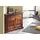 Massivmoebel24 Eckkommode 107 x 80 x 54 cm Nougat lackiert / Braun