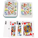 Rex London - 'Wild Flowers' Spielkarten in Blechdose