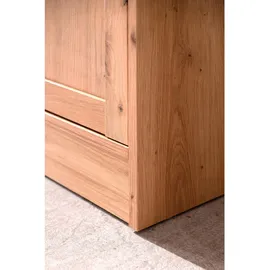 Livetastic Mehrzweckschrank Eiche Artisan, Metall, 5 Fächer, 1 Schubladen, 80x200x39 cm, Waschküche, Mehrzweckschränke