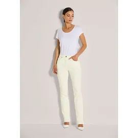 Madeleine Gerade Five-Pocket-Jeans mit Stretch in wollweiß | Gr.: 20