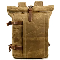 Rucksack Craftride VR2 Canvas Tasche im Vintage-Look für Freizeit 20Ltr braun