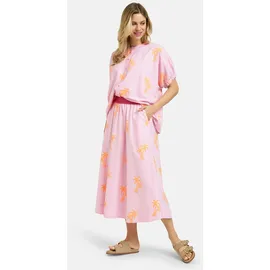 Milano Italy Sommerrock Damen Gestreift Pink 40