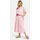 Milano Italy Sommerrock Damen Gestreift Pink 40