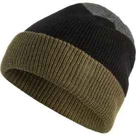 MAN'S WORLD Strickmütze in grau-schwarz-grün - Gr.: onesize