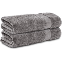 Komfortec 2er Set Duschtücher, 70x140cm Größe, Doppelpack,%100 Baumwolle, Handtücher,