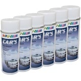 Lackspray Spraydose Sprühlack Cars Dupli Color 652233 weiss seidenmatt 6 X 400 ml