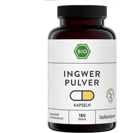 bioKontor Ingwer Kapseln BIO 180 Stück