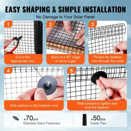 Vevor Vogelschutz für Solarmodule 20,3 cm x 30,5 m